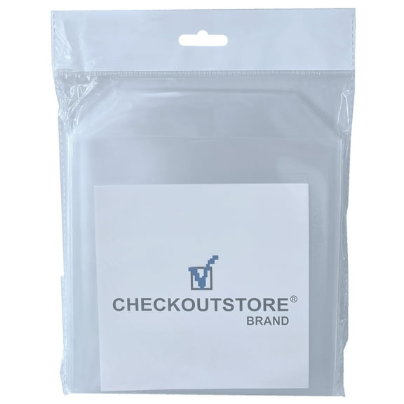 50 CheckOutStore Stamp & Die & Stencil Clear Storage Pockets (6 3/4 x 6 3/4)