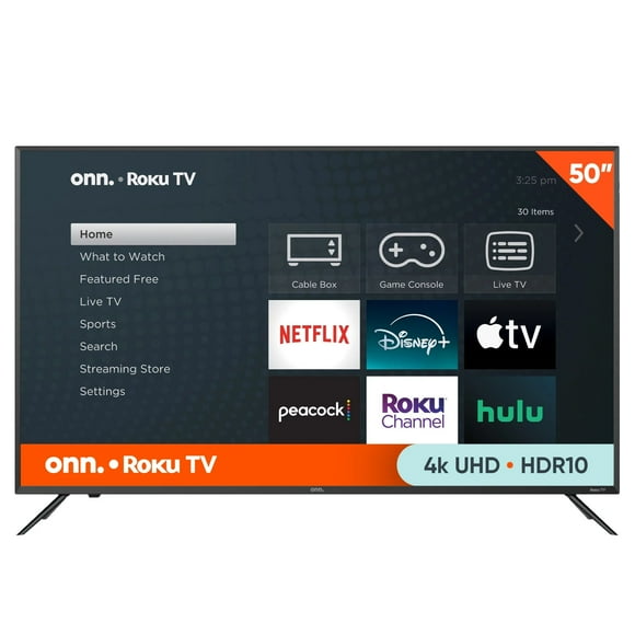 . 50 Class 4K UHD (2160P) LED Roku Smart Television HDR (100012585)
