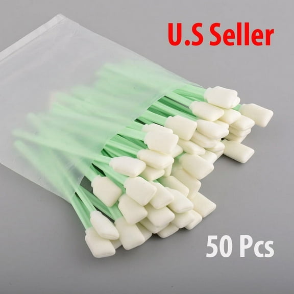 50 Cleaning Swab Sponge Cleaner for Solvent Ink Printer Mimaki Epson Roland Foam