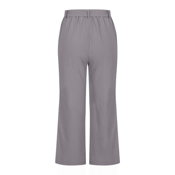 LEBONYARD Womens Shorts with Pockets,Women's Shorts in Popular Patterns,,Women Casual Solid Color Cropped Trousers Bandage Pockets Elastic Waist Comfortable Straight Pants