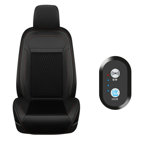50% Off Clear! Seat Cover For Car Summer Driving Car Seat Cushion With Massage Ventilated Car Seat Cover With 16 Fans Front Seat Cooler For Vehicle 12V Christmas Gift