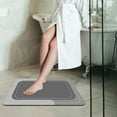 thumbnail image 1 of 50% Off Clear! Skegnu Crystal Velvet Rug Super Absorbent Quick Dry Rubber Backing Non Slip Washable Bathroom Floor Mats Shower Rug For In Front Of Bathtub Shower Room 16inx24in Clearance under 5 &, 1 of 3