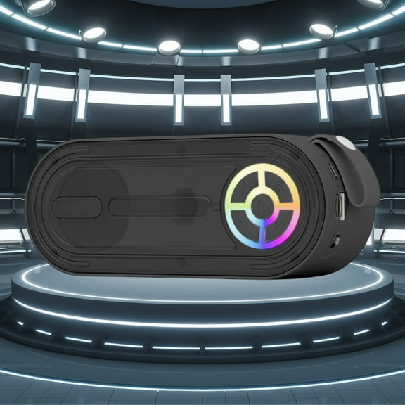 Up to 50% off Clearance, InsCrazy Bluetooth Speaker with Microphone, Bluetooth 5.4 Wireless Speaker Outdoor Portable Card Insertion Large Capacity Battery High Sound Quality Bluetooth Speaker