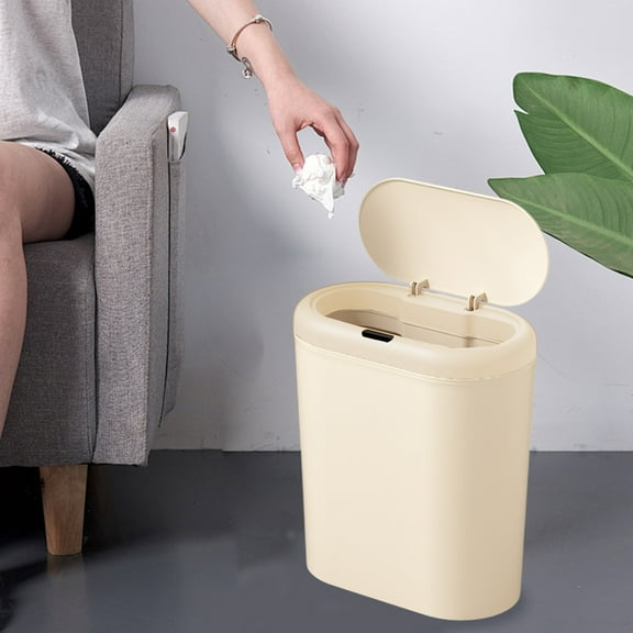 50% Off Clearance InsCrazy Two Mode Sensor Trash Can Touchless Sensor Trash Can 12.5 Liter Capacity Trash Can with Lid Sensor Kitchen Bin Recycling for Kitchen/Living Room/Office Cleaning Supplies