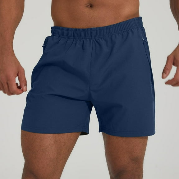 50% off Clearance! Men's Shorts, Beach Pants for Men, ZHUGeLI Men's Imitation Cotton Linen Pockets Elastic Waist Shorts Straight Leg Sports Pants Beach Pants Knee Length Shorts