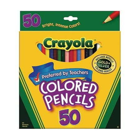 50-Color Crayola Colored Pencils - 1 Box