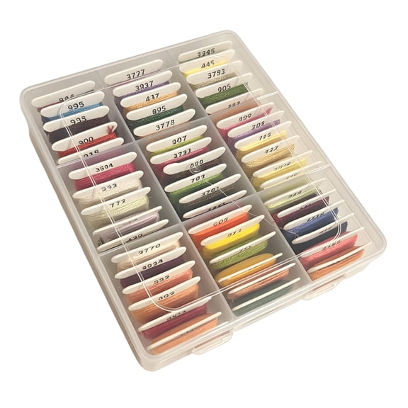 50 Color Polyester Thread Bundles Suitable For Professional Crosses Stitching And Home Decoration