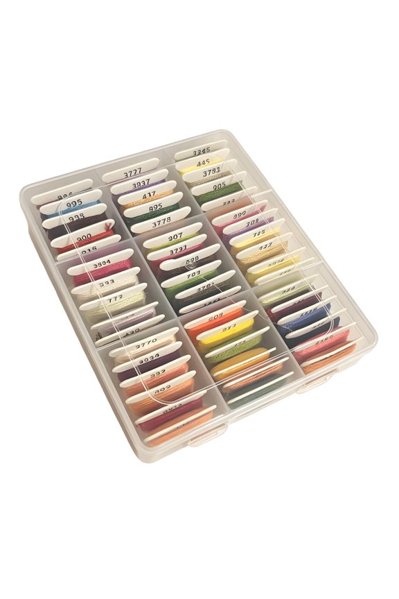 50 Color Polyester Thread Bundles Suitable For Professional Crosses Stitching And Home Decoration
