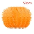 thumbnail image 1 of 50 Colorful Ostrich Feathers, Big Feathers, Wedding Background Wall Decoration, Internet Red Wall, White Pink Feathers, Flower Arrangement 15-20Cm D office supplies, 1 of 2