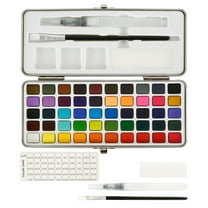 50 Colors Watercolor Paint Set,Watercolor Pan Set,Professional Portable Solid Watercolor Pigment Kit for Artists Adults Kids