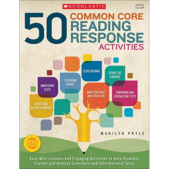 Pre-Owned 50 Common Core Reading Response Activities (Paperback) 0545626773 9780545626774