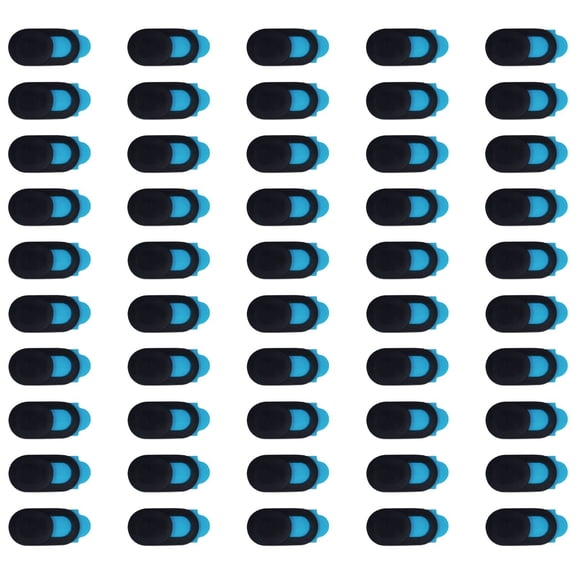 50 Computer Webcam Protectors with Sliding Mechanism, ABS Privacy Guards for Laptop Phone Tablet Easy Installation