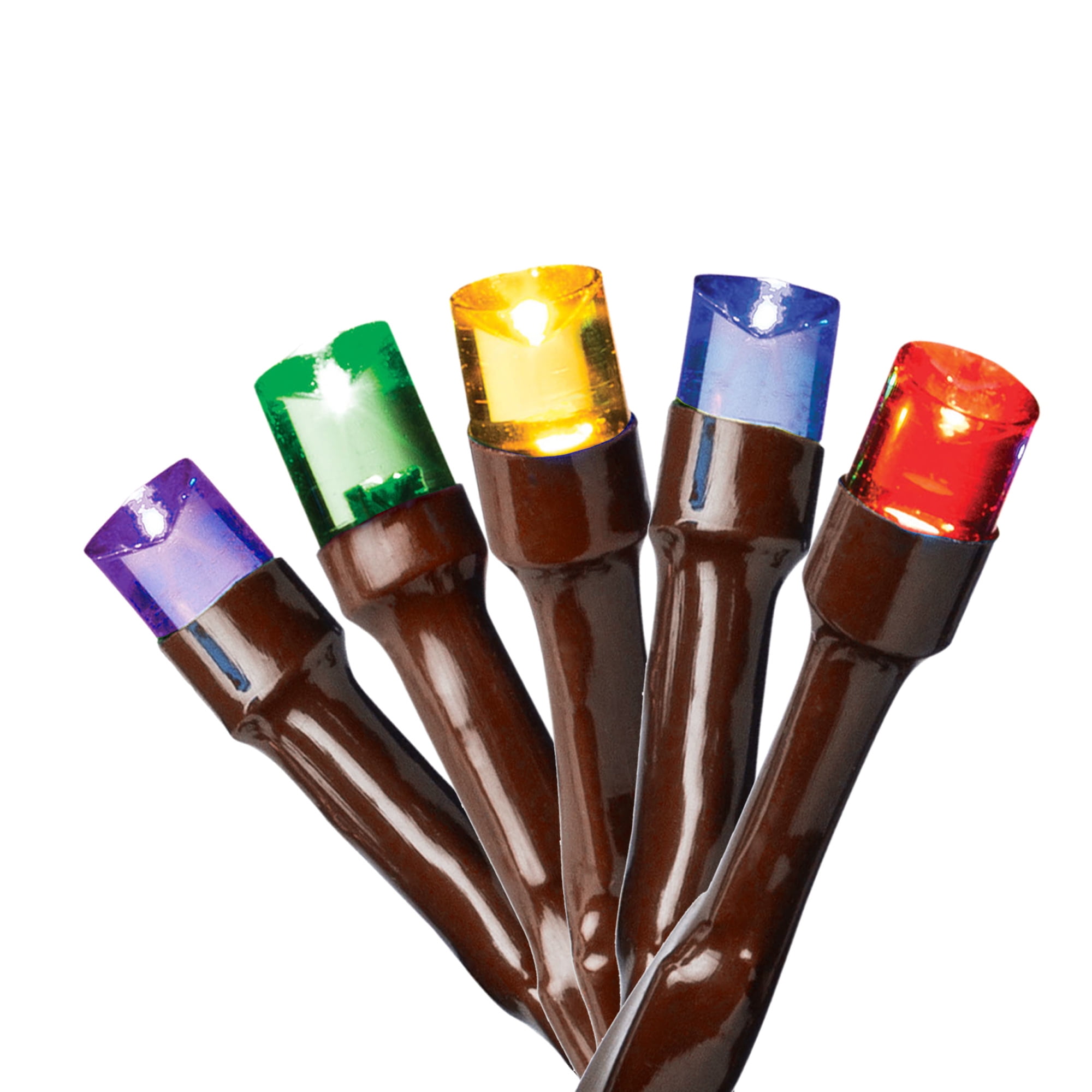 50Count BatteryOperated 8Function Multicolor LED Micro Christmas