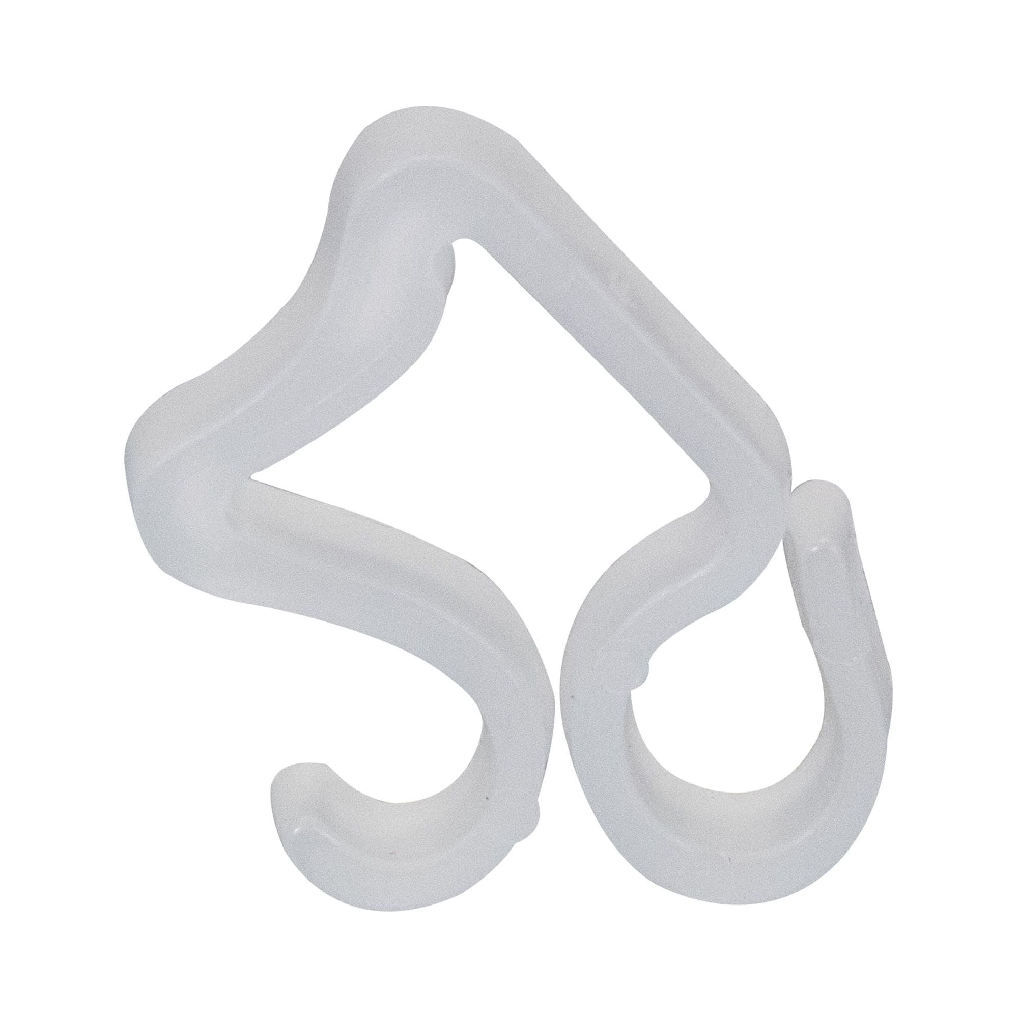 Clear Plastic Outdoor Gutter Christmas Light Clips, Set of 50