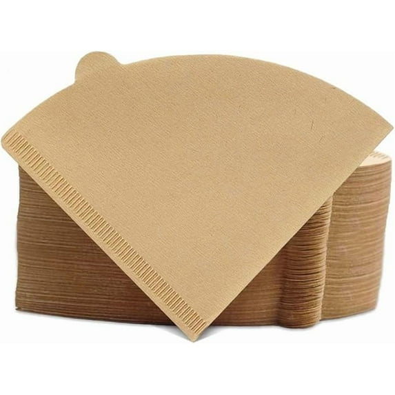 50 Count Coffee Filter, Cone Coffee Filters #2, Disposable Drip Coffee Filter 1-4 Cup for Pour Over and Drip Coffee Maker, Natural Unbleached