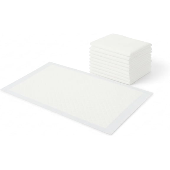 50 Count Disposable Underpads 17 x 24 Inch, Ultra Absorbent Leakproof Baby Changing Pads, Waterproof Bed & Furniture Protection, Puppy Training Pads, Incontinence Support