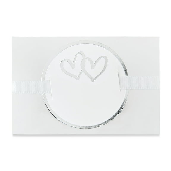 Silver Wedding Favor Boxes, 3" x 2", 50 Count, by Way To Celebrate