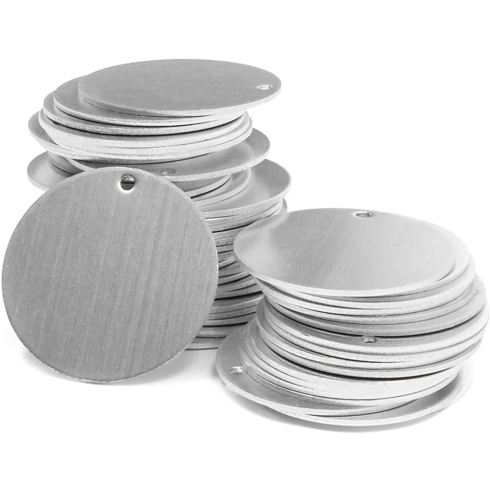 50 Count Metal Stamping Blanks, 2 inch Diameter, 0.06 inch Thick