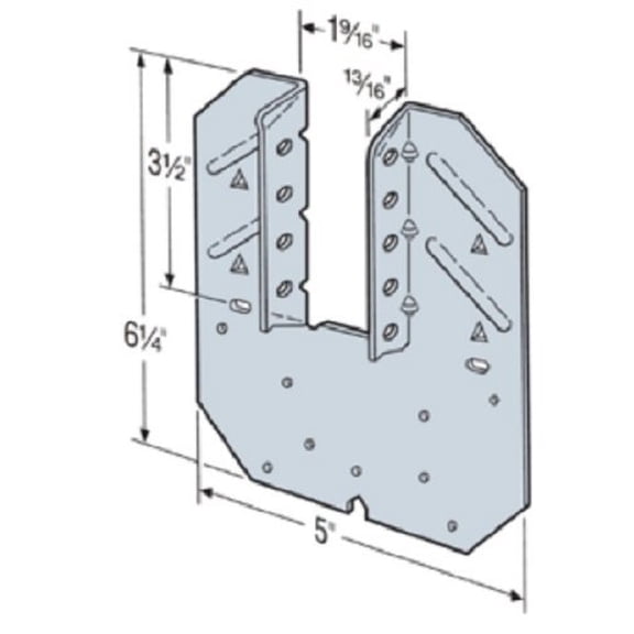 50 Count Simpson 316 Stainless Steel H10ASS Hurricane Tie Rafter/Truss-To-Wall Plates