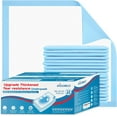 thumbnail image 1 of 50 Count Tear-Resistant Disposable Bed Pads 36" x 36" Super Absorbent Underpads, Chux Thicker Extra Large Incontinence Bed Pads for Adults, Kids, Elderly | Puppy Pads Large for Training XXL, 1 of 11