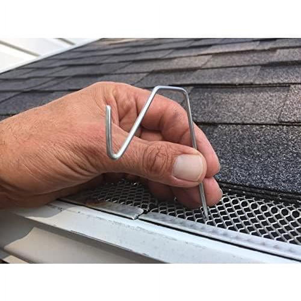 50 Count for gutters with Perforated or mesh Gutter Guard Clips