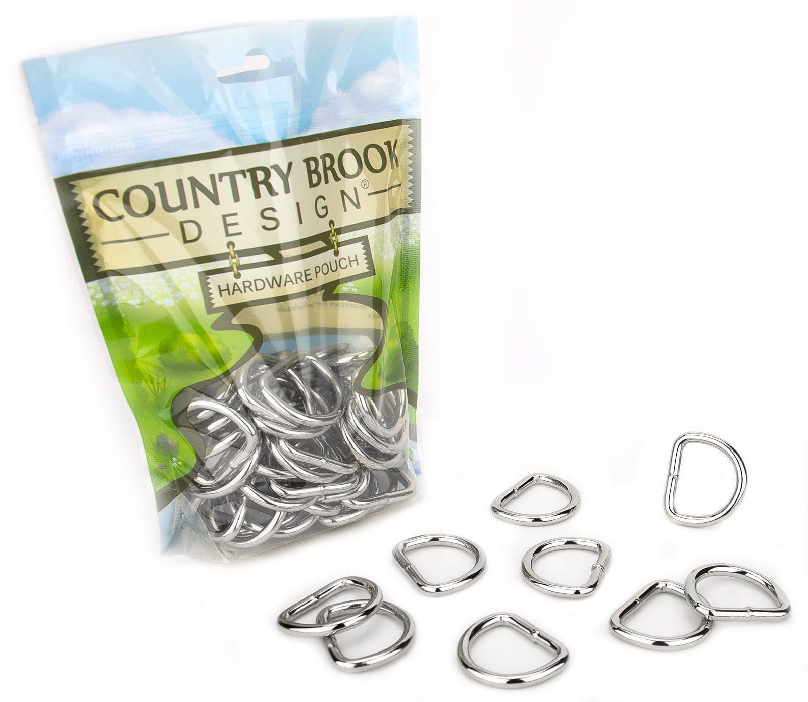 50 - Country Brook Design® 1 inch Heavy Welded D-Rings 