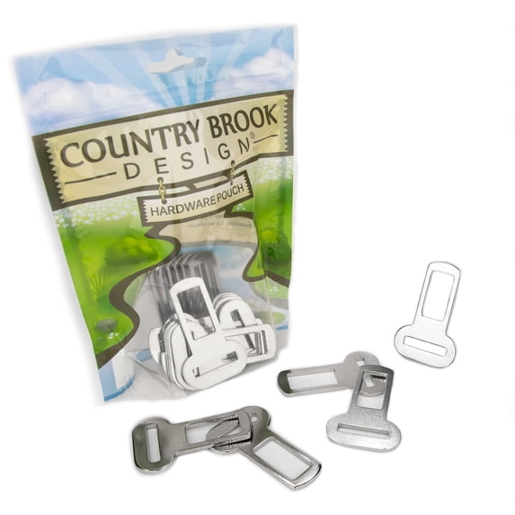 50 - Country Brook Design® 1 inch Metal Seat Belt Clip