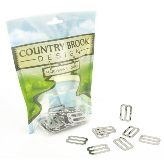 50 - Country Brook Design® 1 inch Metal Triglide Slides