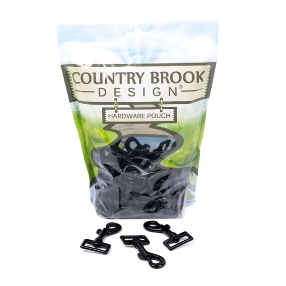 50 - Country Brook Design® 1 inch Powder Coated Hook Snaps