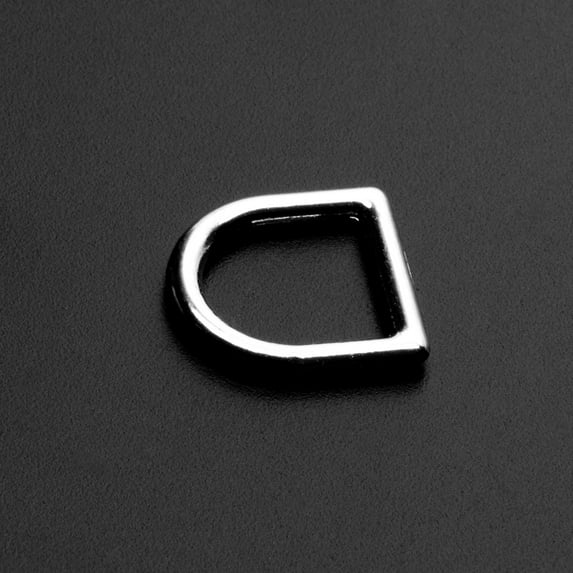 50 - Country Brook Design® 3/8 inch Die Cast Square Bottom D-Rings