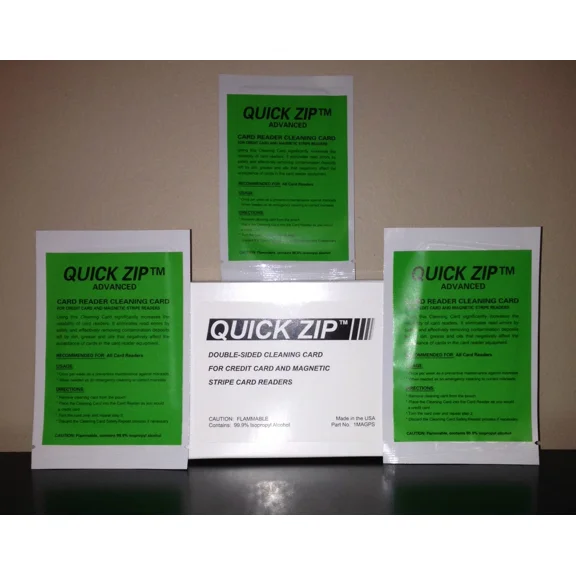 50 Credit Card Reader Cleaning Cards - Cr80 -Door Terminal Magnetic Head Swipe