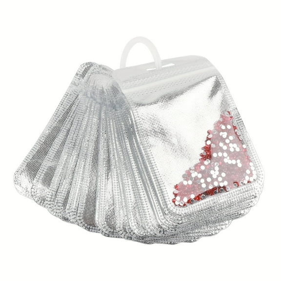 50 DIY Diamond Painting Diamond Storage Bags, Gadget Accessory Storage Bags, Clear Plastic Diamond Storage Dispenser Ziploc Bags