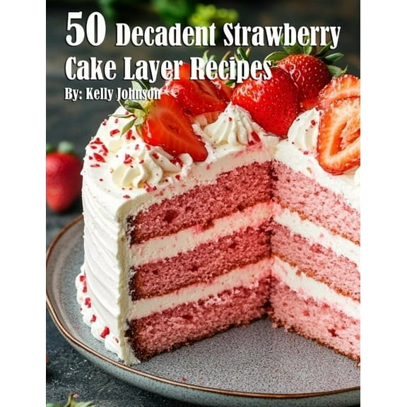 50 Decadent Layer Strawberry Cake Recipes, (Paperback)