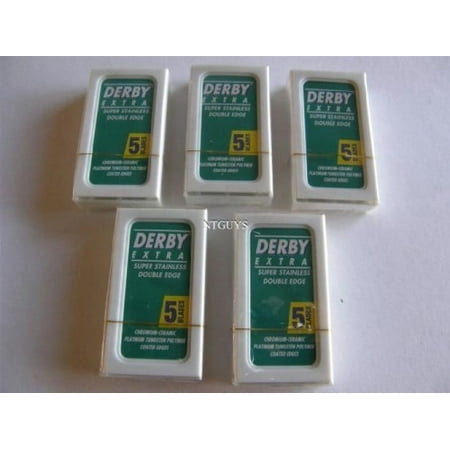 50 Derby Extra Double Edge Razor Blades Stainless Steel