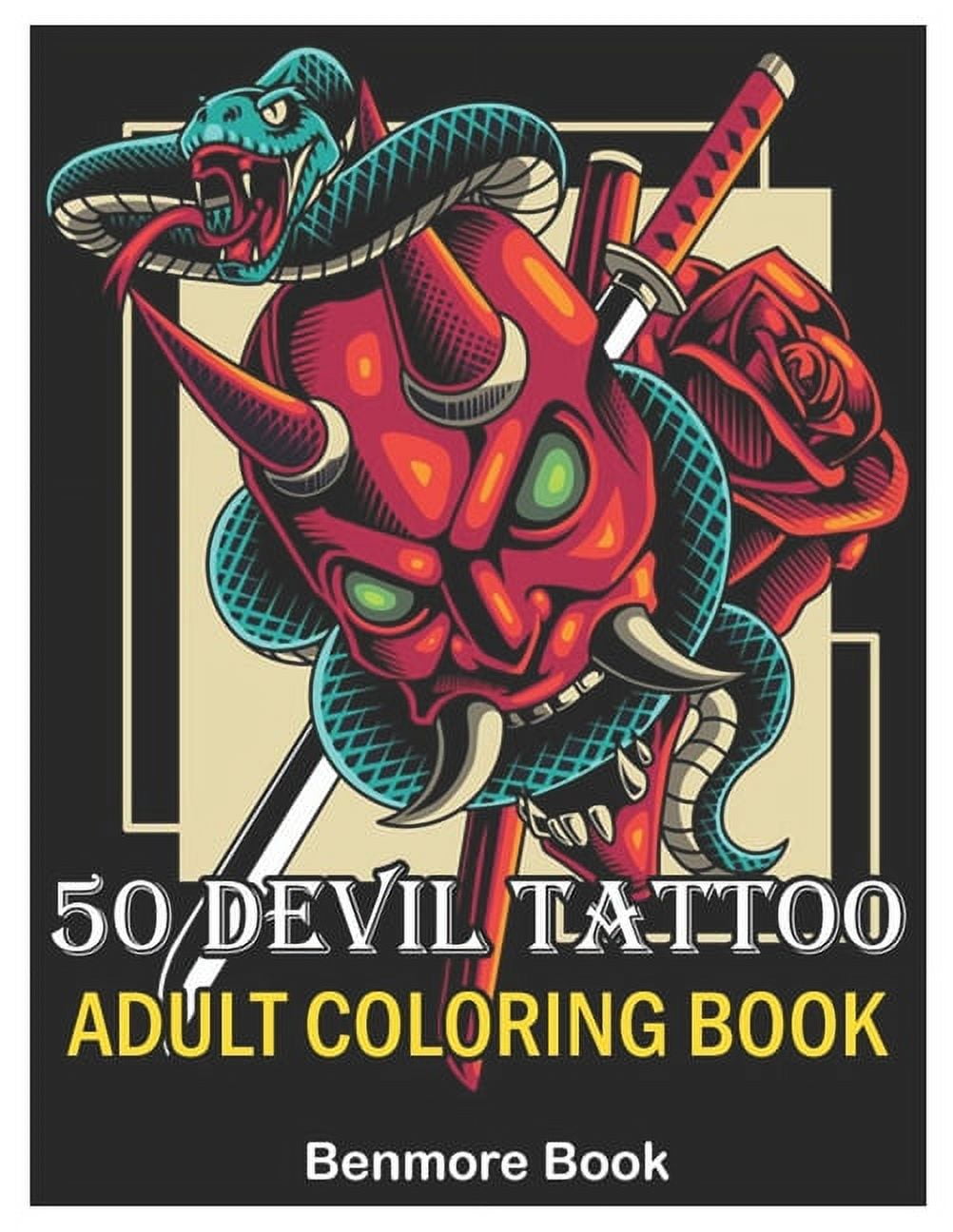 Tattoo Art, Sketch of a Tribal and Little Devil Stock Illustration -  Illustration of beautiful, monster: 17102442