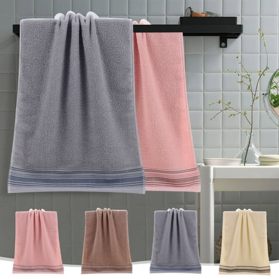 Dmlowu Bath Towels 14x30" Comfortable Soft Towels Quicker Dry Cotton Bathroom Towels Super Absorbent Hand Towels for School Hotel Home Gym Travel Camp Pool