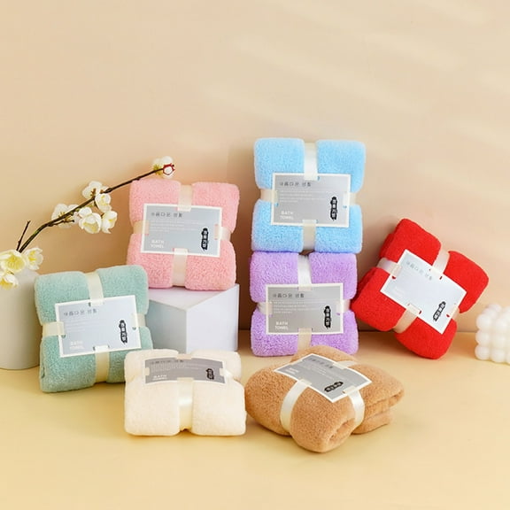 Dmlowu Bath Towels Cotton Towels Super Absorbent Comfortable Soft Bathroom Towels Quicker Dry Hand Towels for School Hotel Home Gym Travel Camp Pool