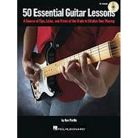 Hal Leonard - 50 Essential Guitar Lessons Instructional Book and CD - Multi