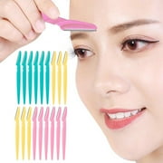 50% off Eyebrow Razor Trimmer [Extra Precision] Disposable Facial Hair Shaper Remover, Dermaplaning Dermaplane Shaving Tool - Facial Shave Shaver with Precision Cover for Men & Women 24 Pack