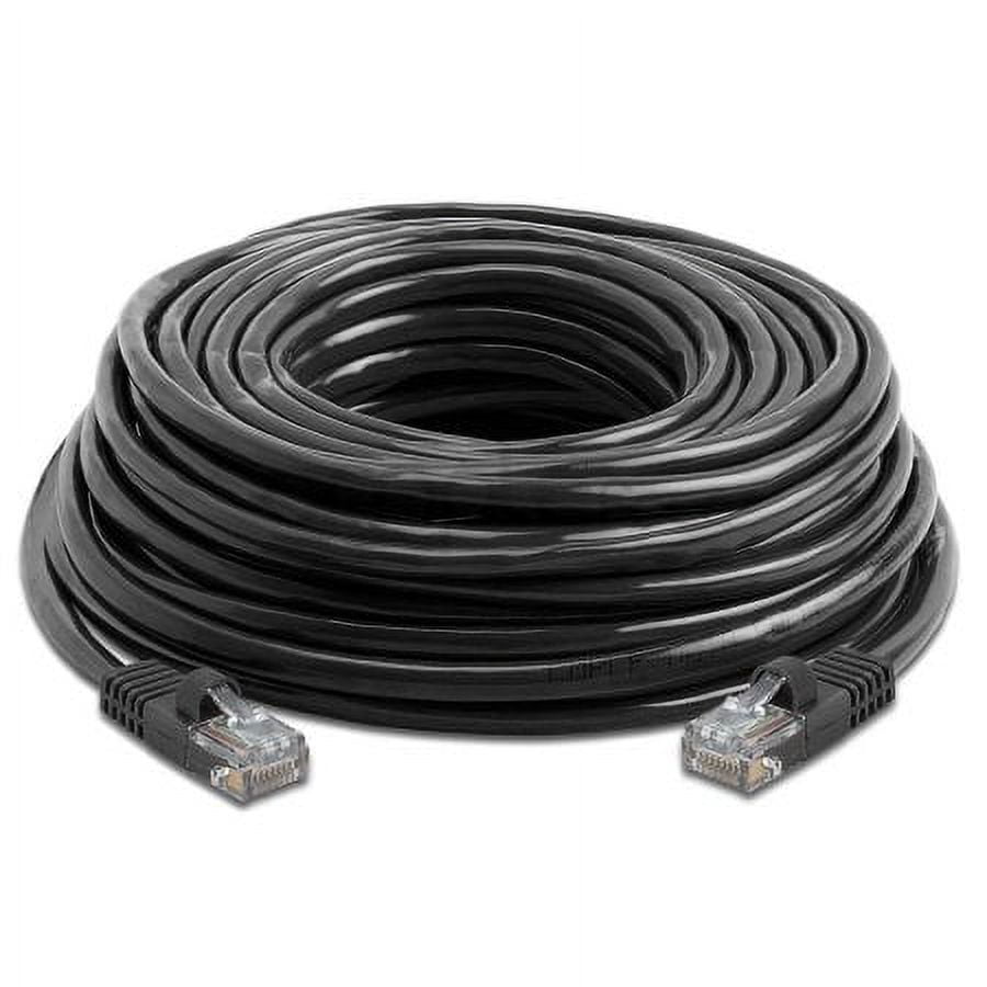 50' ft Feet 50ft 50 Feet Cat6 Cat 6 RJ45 Ethernet Network LAN Patch Cable Cord for Connects Computer to Printer, Router, Switch Box PS3 PS4 Xbox 360