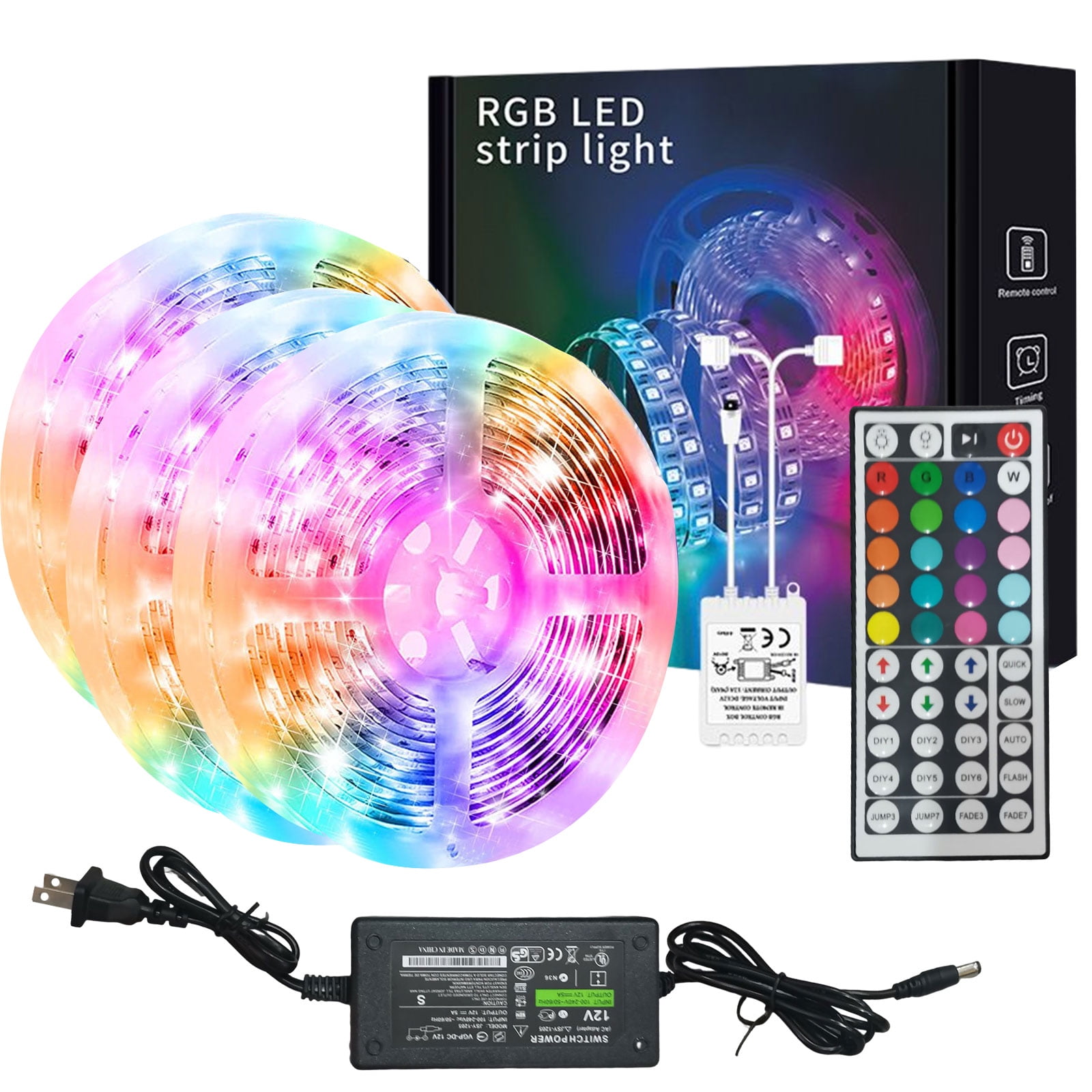 50 FT Led Strip Lights, Maiiann Color Changing 450 LEDs Light Strips