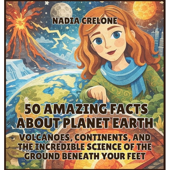 50 Facts for Curious Kids 50 Amazing Facts About Planet Earth: Volcanoes, Continents, and the Incredible Science of the Ground Beneath Your Feet, Book 6, (Hardcover)