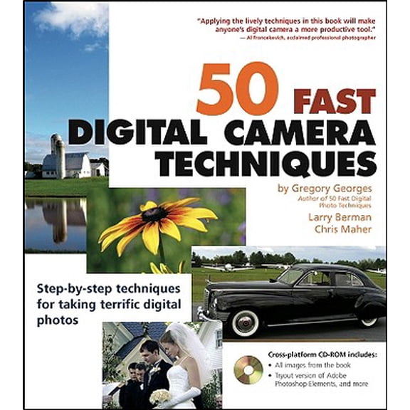Pre-Owned 50 Fast Digital Camera Techniques, 9780764525001, 076452500X, Paperback, 1 edition