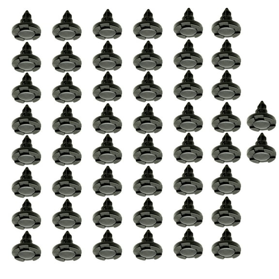 50* Fastener Clips 8mm Bumper Clips Auto Car Plastic Rivets Fastener Fender Push Pin Parts