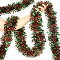 thumbnail image 1 of 50 Feet Christmas Tinsel Garland Metallic Twist Shiny Garland for Xmas Christmas Tree Decorations,Holiday Home Party Supplies Indoor Outdoor Decor, 1 of 7