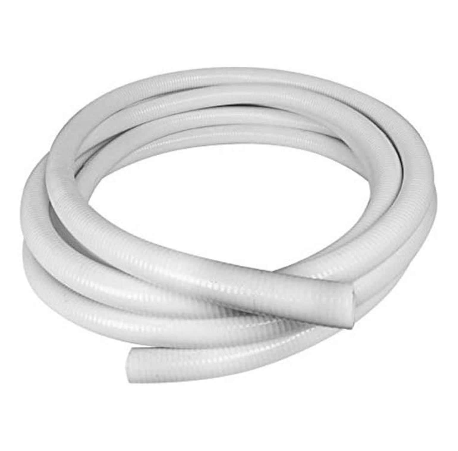TEKTUBE® Schedule 40 Ultra Flex PVC Pipe - 10 ft Long (2 Dia, White