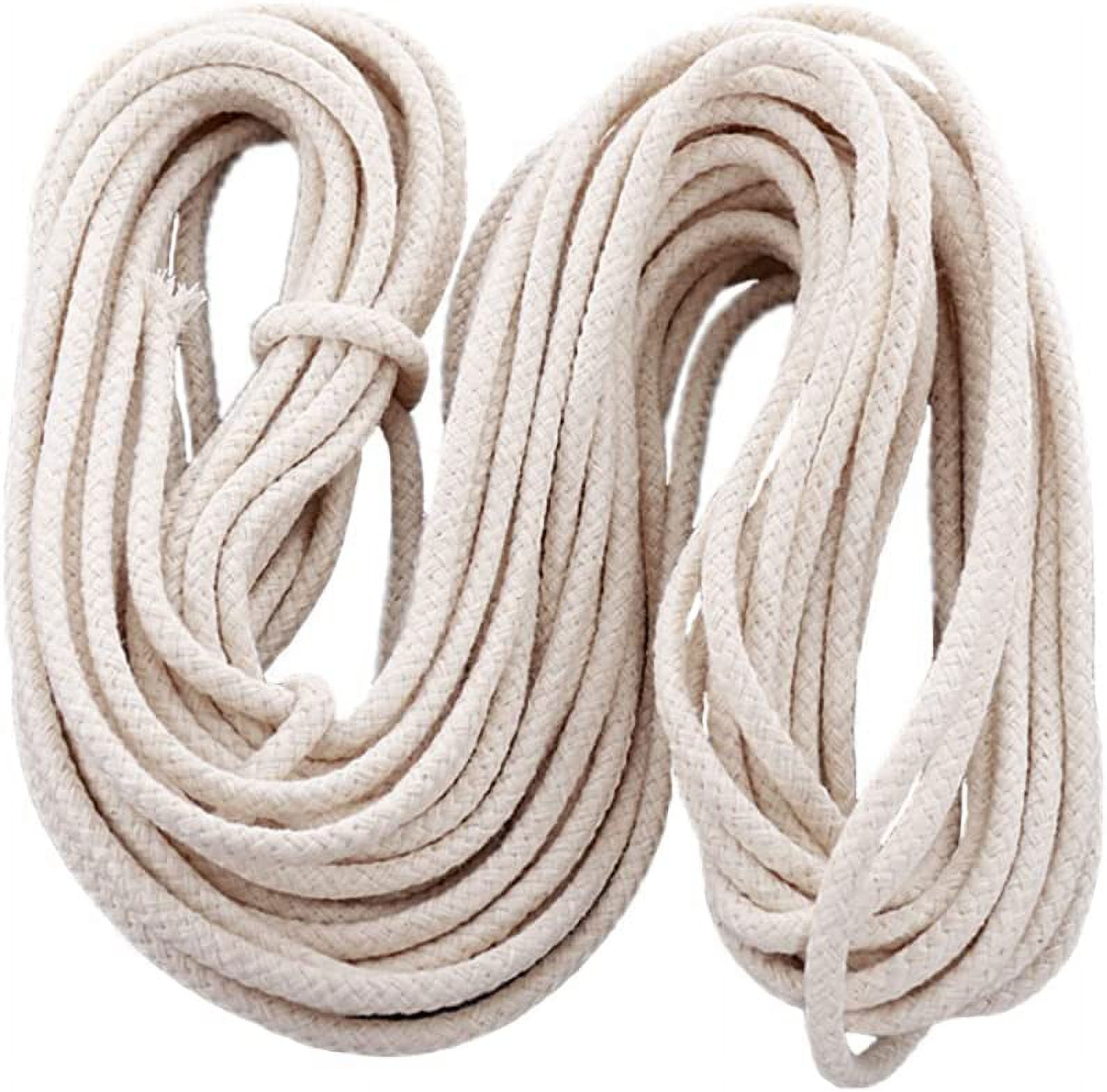 50 Feet Oil Lamp Wick 1/4" Round Cotton Oil Lantern Wick, Cotton Lantern Wick Oil Lantern for