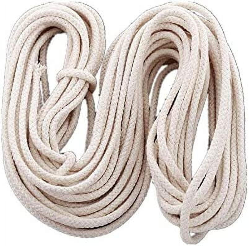 50 Feet Roll 1/4" Round Cotton Wicks Burner Replacement Kerosene for Oil Lamp Lampberger Dietz Lantern