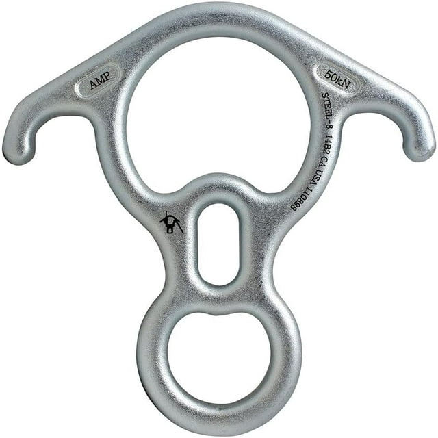 50 Figure 8 Descender Steel Belay Device w/BentEars Figure 8 Belay