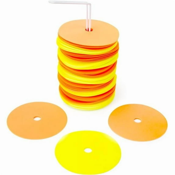 50 Flat Spot Mediumarkers - Fluorescent Orange